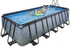 EXIT TOYS EXIT Stone Zwembad - 540 X 250 X 122 Cm - Met Zandfilterpomp En Trap -Sportuitrusting 806 1200 exit 30 27 53 00 int 4