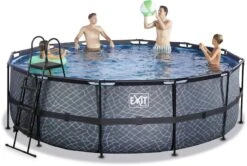 EXIT TOYS EXIT Stone Zwembad - 450 X 122 Cm - Met Zandfilterpomp En Trap 9 EXIT TOYS EXIT Stone Zwembad - 450 X 122 Cm - Met Zandfilterpomp En Trap -Sportuitrusting 807 1200 30.27.15.00 3
