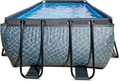 EXIT TOYS EXIT Stone Zwembad - 540 X 250 X 122 Cm - Met Zandfilterpomp En Trap -Sportuitrusting 810 1200 exit 30 27 53 00 int 3