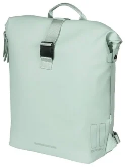 Voorkant 16 Basil SoHo Fietsrugzak - 17 Liter - Lichtgroen
