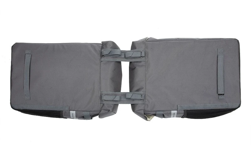 New Looxs Vigo Dubbele Fietstas - 37 Liter - Grijs 4 New Looxs Vigo Dubbele Fietstas - 37 Liter - Grijs - Afbeelding 4