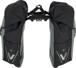 XLC V-light Active MIK Dubbele Fietstas - 34 Liter - Zwart/groen -Sportuitrusting 900 1003 250 17 02019 detailbild 4