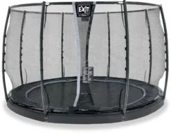 EXIT TOYS Exit Dynamic Flatground Trampoline Met Net - Ø 305 Cm - Zwart