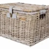 Basil Denton Rieten Fietsmand - Large - Grijs