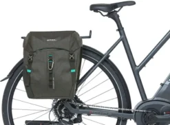 Basil Discovery Dubbele Fietstas - 18 Liter - Zwart -Sportuitrusting 900 1348 basil discovery 365d dubbele fietstas m 18 liter z 7