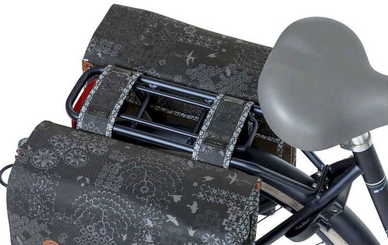 Basil Boheme Dubbele Fietstas - 35 Liter - Zwart 7 Basil Boheme Dubbele Fietstas - 35 Liter - Zwart - Afbeelding 7