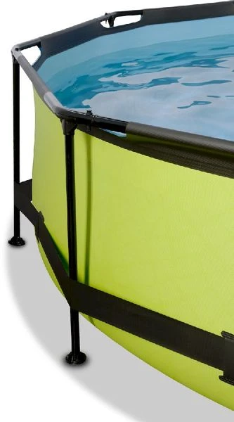 EXIT TOYS EXIT Lime Zwembad - 244 X 76 Cm - Met Filterpomp 2 EXIT TOYS EXIT Lime Zwembad - 244 X 76 Cm - Met Filterpomp - Afbeelding 2