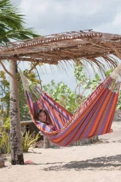 La Siesta Carolina 2 Persoons Hangmat - Flowers -Sportuitrusting 900 598 cah16 2 ambiance 203