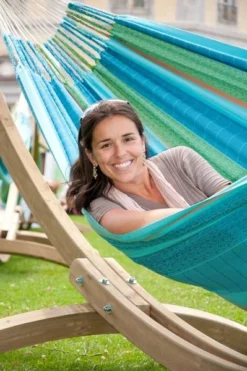 La Siesta Flora Kingsize 2 Persoons Hangmat - Curacao -Sportuitrusting 900 598 flh18 3 flora cura ao organic cotton kingsize classic hammock image 05