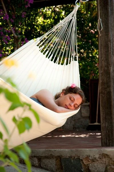 La Siesta Modesta 1 Persoons Hangmat - Latte 2 La Siesta Modesta 1 Persoons Hangmat - Latte - Afbeelding 2