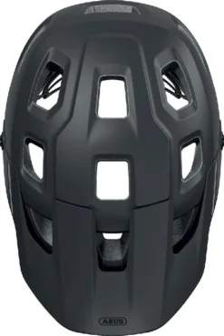 Abus MoDrop MTB Helm - Zwart -Sportuitrusting 900 601 648519 modrop velvet black top