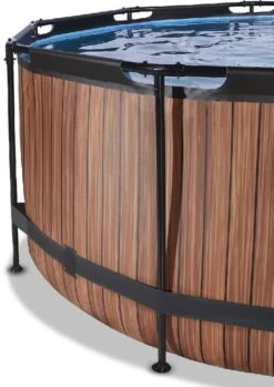 EXIT TOYS EXIT Wood Zwembad - 360 X 122 Cm - Met Zandfilterpomp En Trap -Sportuitrusting 900 638 exit 30 27 12 10 int 3