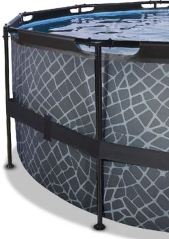 EXIT TOYS EXIT Stone Zwembad - 427 X 122 Cm - Met Zandfilterpomp En Trap -Sportuitrusting 900 638 exit 30 27 14 00 int 3