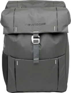 New Looxs Vigo Dubbele Fietstas - 37 Liter - Grijs