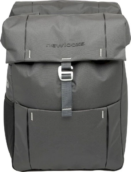 New Looxs Vigo Dubbele Fietstas - 37 Liter - Grijs 1 New Looxs Vigo Dubbele Fietstas - 37 Liter - Grijs