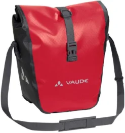 Vaude Aqua Front Dubbele Fietstas - 28 Liter - Rood