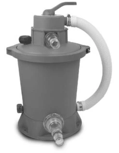 EXIT TOYS EXIT Wood Zwembad - 450 X 122 Cm - Met Zandfilterpomp En Trap -Sportuitrusting 900 701 exit 30 27 14 00 int 6 3