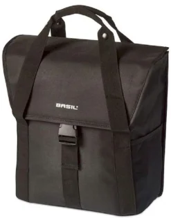 Basil GO Enkele Fietstas - 16 Liter - Zwart