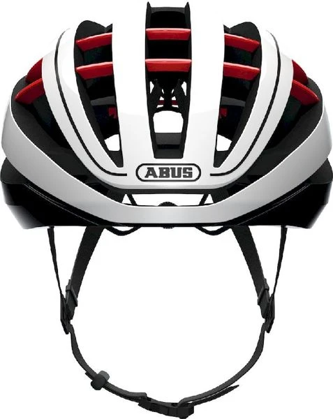 Abus Aventor Racefietshelm - Wit/Rood 4 Abus Aventor Racefietshelm - Wit/Rood - Afbeelding 4