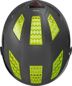 Abus Hyban 2.0 ACE E-bike Helm - Titaan -Sportuitrusting 900 756 86937 hyban 2 0 ace titan top 3
