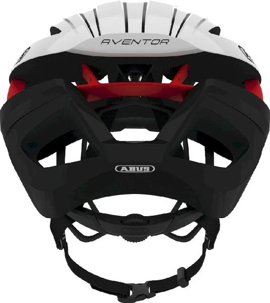 Abus Aventor Racefietshelm - Wit/Rood 3 Abus Aventor Racefietshelm - Wit/Rood - Afbeelding 3
