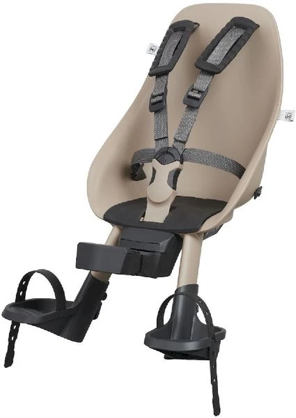 Urban Iki Fietsstoeltje Voor- Beige/zwart 1 Urban Iki Fietsstoeltje Voor- Beige/zwart