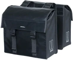 Basil Urban Load Dubbele Fietstas - 48/53 Liter - Zwart