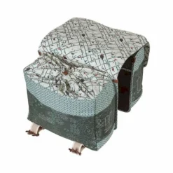 Basil Boheme Dubbele Fietstas - 35 Liter - Groen -Sportuitrusting 900 900 binnenkant