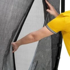 EXIT TOYS Exit Dynamic Flatground Trampoline Met Net - Ø 366 Cm - Zwart -Sportuitrusting 900 900 exit 10 85 12 00 int 3