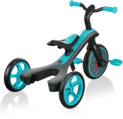 Globber Trike Explorer 2 In 1 Loopfiets - Zwart/turquoise -Sportuitrusting 900 900 explorer trike 2in1 3