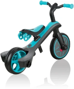 Globber Trike Explorer 2 In 1 Loopfiets - Zwart/turquoise -Sportuitrusting 900 900 explorer trike 2in1 4