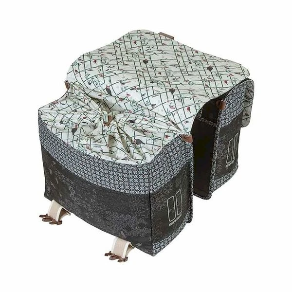 Basil Boheme Dubbele Fietstas - 35 Liter - Zwart 5 Basil Boheme Dubbele Fietstas - 35 Liter - Zwart - Afbeelding 5