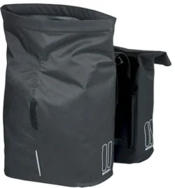 Basil City Shopper Dubbele Fietstas - 28/32 Liter - Zwart -Sportuitrusting 964 900 18071 basil city double bicycle bag black 5