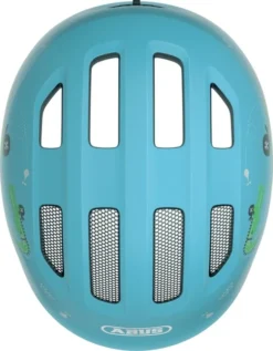 Abus Smiley 3.0 Kinderfietshelm - Blauw - Krokodil -Sportuitrusting abus fietshelm blue croco 4 2