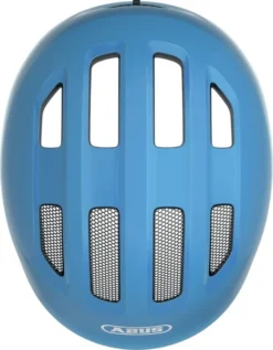 Abus Smiley 3.0 Kinderfietshelm - Blauw -Sportuitrusting abus fietshelm shiny blue 2