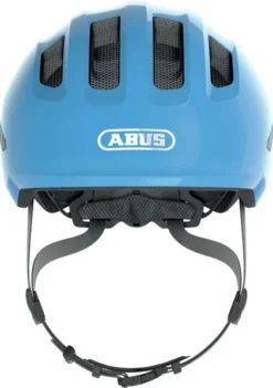 Abus Smiley 3.0 Kinderfietshelm - Blauw -Sportuitrusting abus fietshelm shiny blue 3