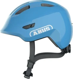 Abus Smiley 3.0 Kinderfietshelm - Blauw -Sportuitrusting abus fietshelm shiny blue 1 1