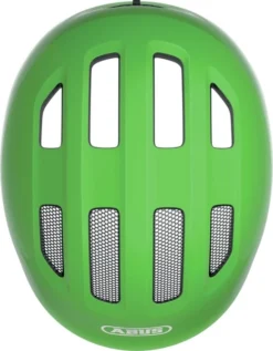 Abus Smiley 3.0 Kinderfietshelm - Groen -Sportuitrusting abus fietshelm shiny green 2 1
