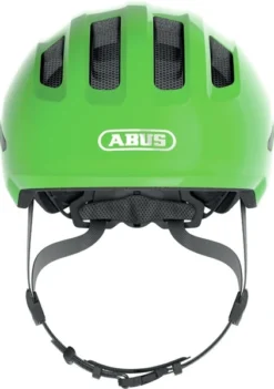 Abus Smiley 3.0 Kinderfietshelm - Groen -Sportuitrusting abus fietshelm shiny green 3 2