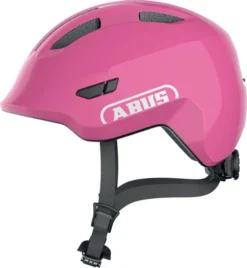 Abus Smiley 3.0 Kinderfietshelm - Roze 28 Abus Smiley 3.0 Kinderfietshelm - Roze -Sportuitrusting abus fietshelm shiny pink 1