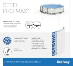 Bestway Steel Pro MAX Zwembad - 305 X 76 Cm -Sportuitrusting bestway steel pro max zwembad 305 x 76 cm 1