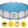 Bestway Steel Pro MAX Zwembad - 427 X 107 Cm - Met Filterpomp En Accessoires