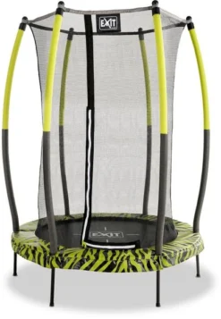 EXIT TOYS Exit Tiggy Junior 140 Cm Trampoline Met Net - Zwart/groen