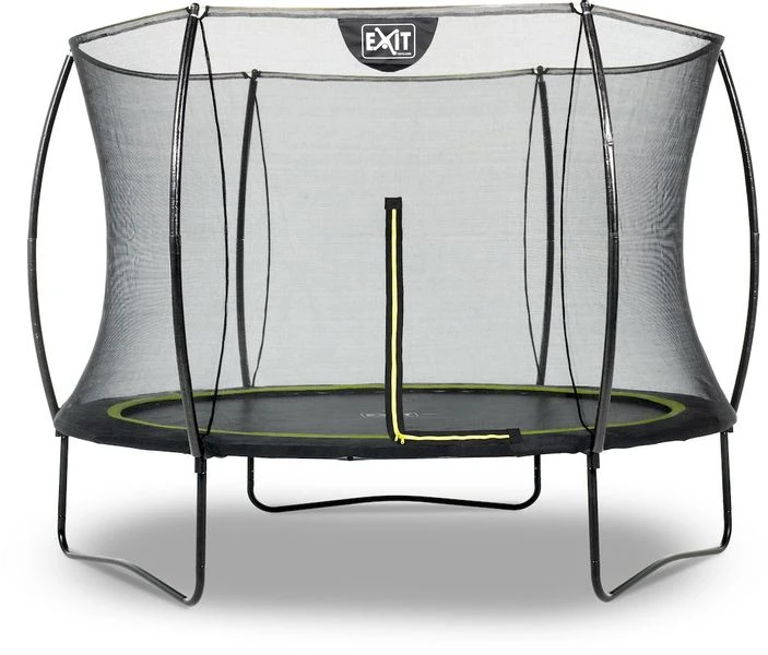 EXIT TOYS Exit Silhouette Trampoline Met Net - Ø 244 Cm - Zwart 1 EXIT TOYS Exit Silhouette Trampoline Met Net - Ø 244 Cm - Zwart