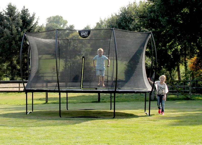 EXIT TOYS Exit Silhouette Trampoline Met Net - Ø 366 Cm - Zwart 11 EXIT TOYS Exit Silhouette Trampoline Met Net - Ø 366 Cm - Zwart - Afbeelding 11