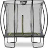 EXIT TOYS Exit Silhouette Trampoline Met Net - 214 X 153 Cm - Zwart