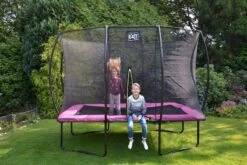 EXIT TOYS Exit Silhouette Trampoline Met Net - 305 X 214 Cm - Zwart -Sportuitrusting exit 12 93 70 00 int 12 resultaat