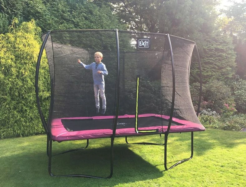 EXIT TOYS Exit Silhouette Trampoline Met Net - 366 X 244 Cm - Zwart 10 EXIT TOYS Exit Silhouette Trampoline Met Net - 366 X 244 Cm - Zwart - Afbeelding 10