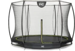 EXIT TOYS Exit Silhouette InGround Trampoline Met Net - Ø 244 Cm - Zwart