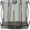 EXIT TOYS Exit Silhouette InGround Trampoline Met Net - 214 X 153 Cm - Zwart